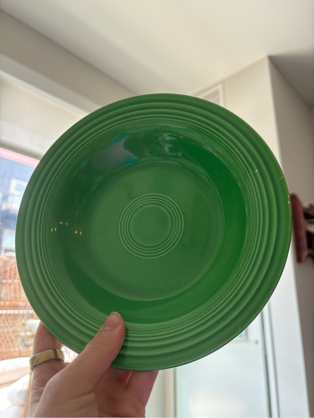 Vintage Fiesta Green Ceramic Bowl💚